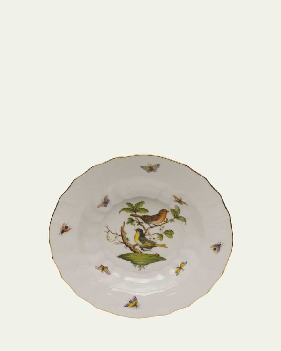 Rothschild Bird Motif 3 Rim Soup Plate
